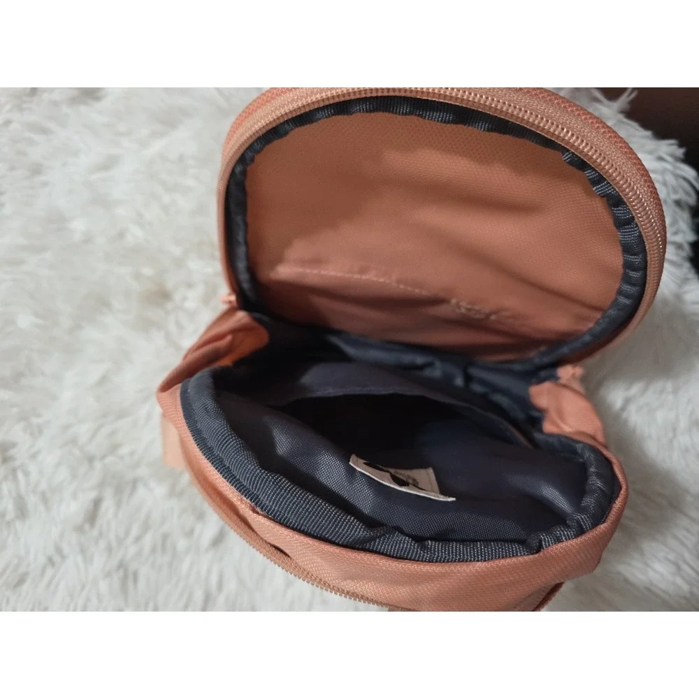 Adidas Small‎ Pink Bookbag, Purse, With Pockets And Key Holder